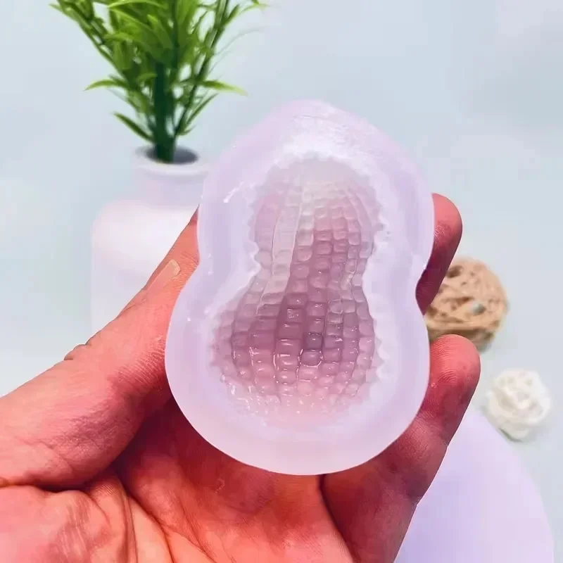 Resin - 3 Buah Cetakan Silikon Kacang Simulasi
