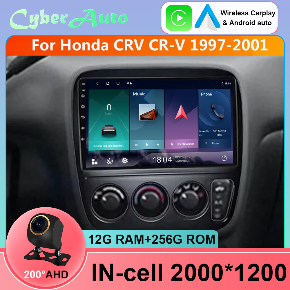 Cr Touch - Radio Mobil Android 15 Untuk Honda