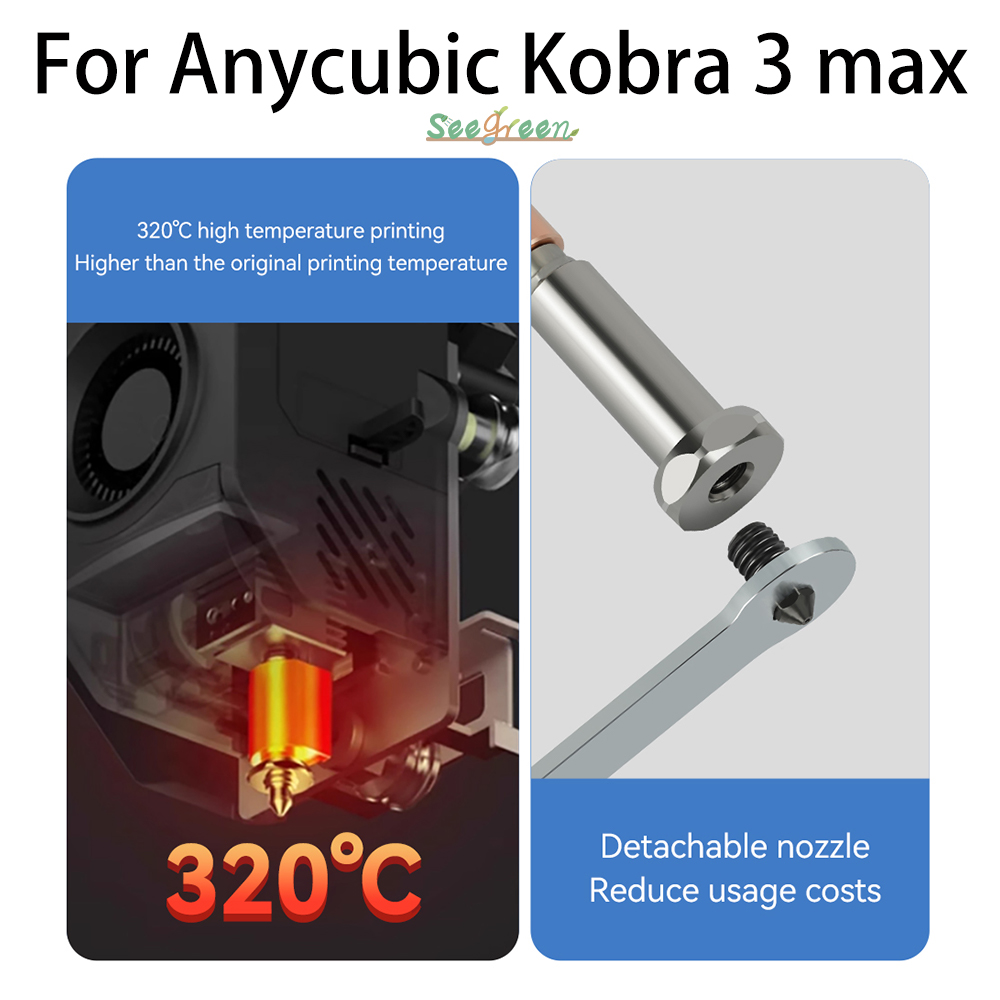 Hotend 0.4Mm - Nosel Peningkatan Baru untuk Nozel Anycubic