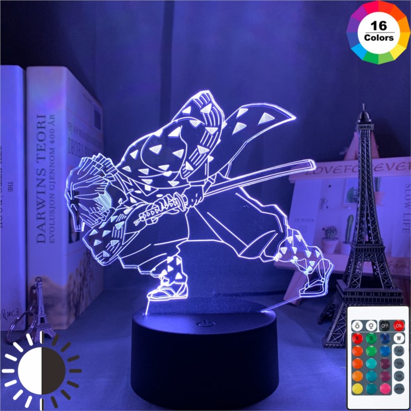 Cr Touch - Akrilik Led Night Light Anime Demon