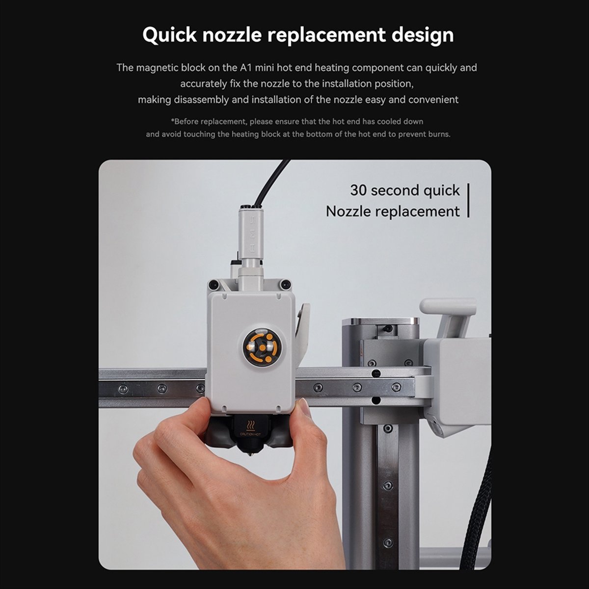 Hotend Assembly - DT1410/Kit Hotend untuk A1/A1 Mini Rakitan