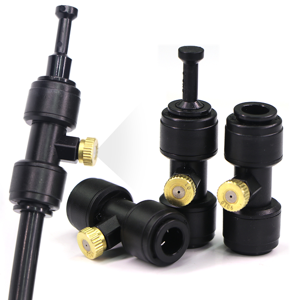 Nozzle Brass - Nozel Semprot Kuningan 0.1-1mm dengan Konektor