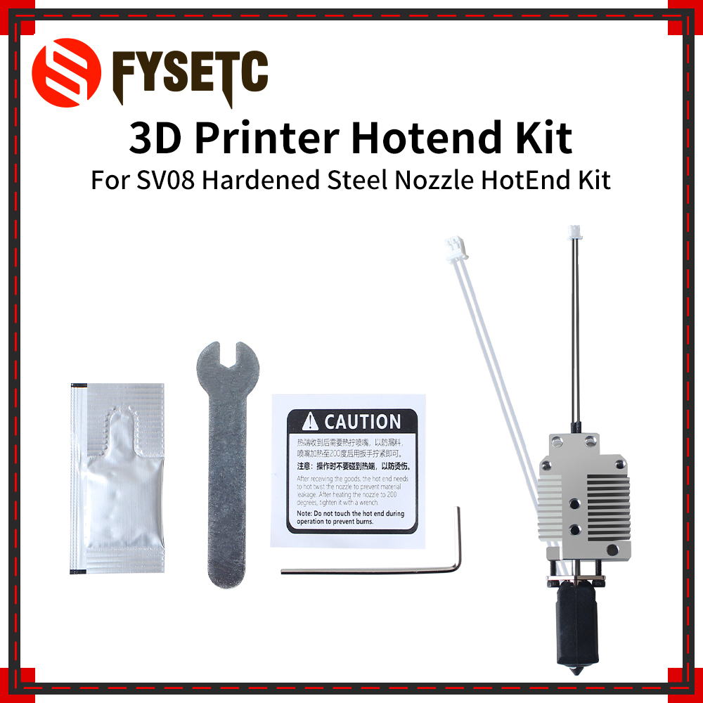 Hotend Assembly - Untuk SV08 Kit HotEnd Nosel Baja