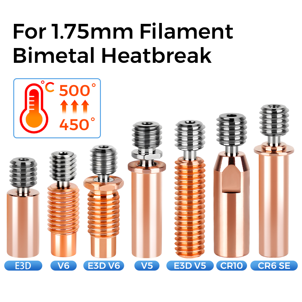 Hotend Assembly - Kualitas Tinggi E3D V6 Tenggorokan V5