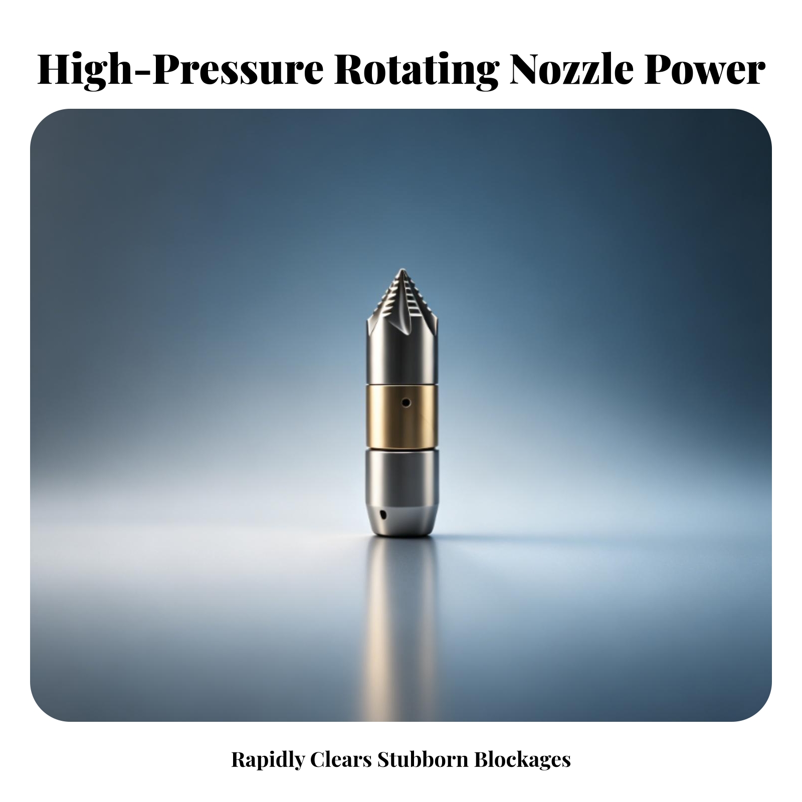 Nozzle Brass - Nosel Semprot Putar Tahan Aus Alat