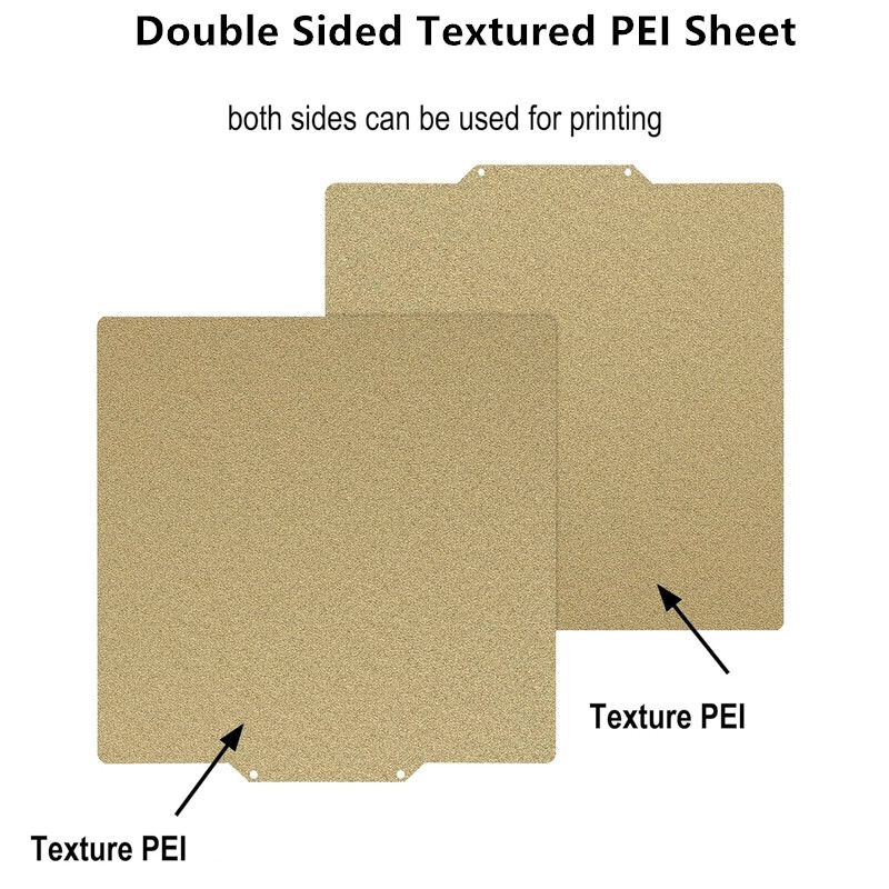 3D Printer Bed - Lembaran PEI 150x150mm, Permukaan Bertekstur Dua
