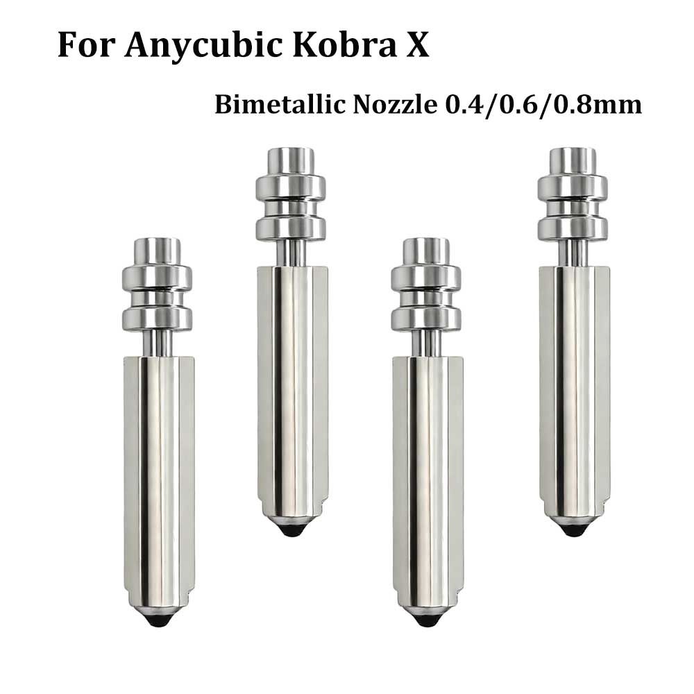 Hotend 0.4Mm - Untuk Anycubic Kobra X 0.6/0.8/0.4mm Heatbreak