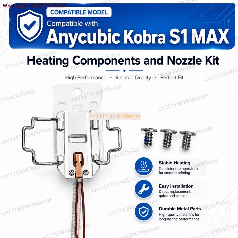 Hotend Assembly - Kit Nozel Pemanas Anycubic Kobra S1