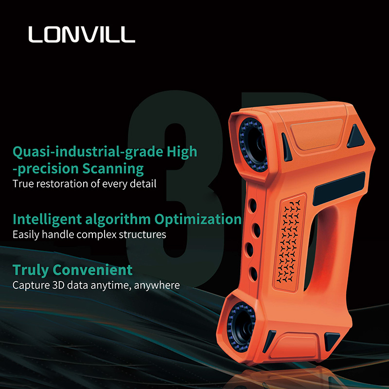 Alat Pemindai 3D Portabel LONV - Handheld 3D Scanner High Precision ulasan dan harga