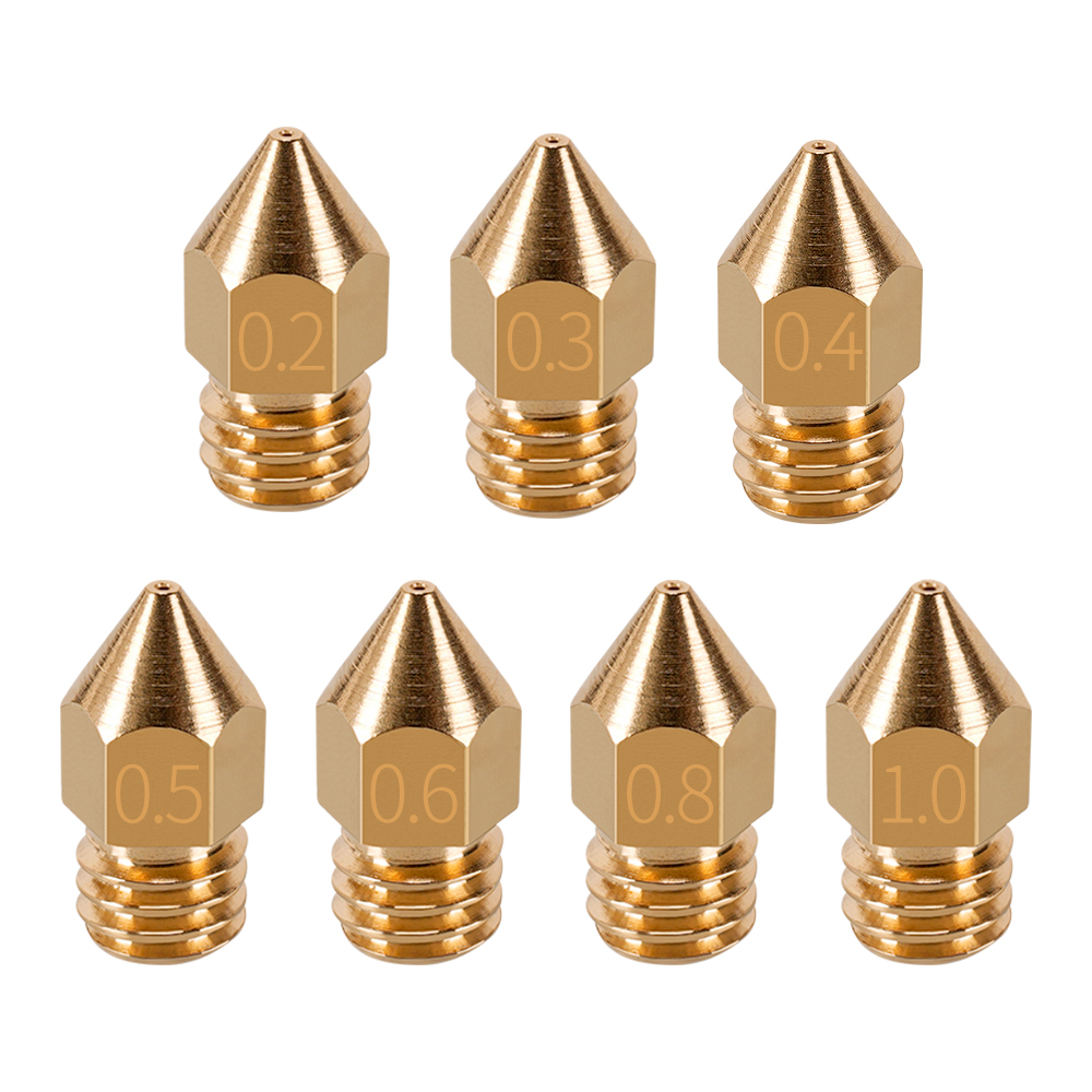 MK7 MK8 Nozzle 0.4Mm 0.3Mm 0.2 - Direct Drive Extruder ulasan dan harga