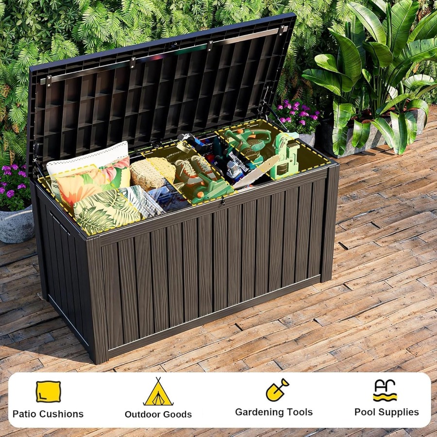 Kotak penyimpanan luar ruangan - Uv Resin ulasan dan harga