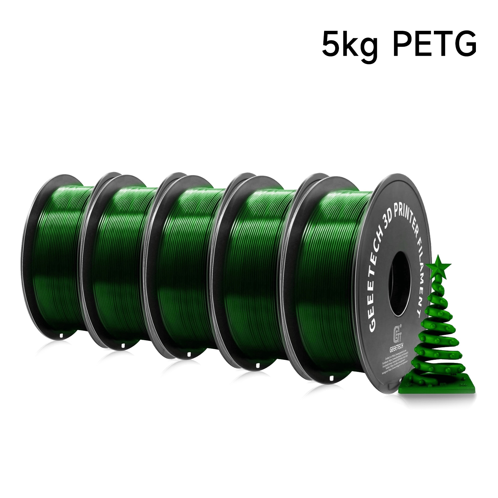 Geeetech 5kg Filamen PETG 1.75 - Filament 1.75 ulasan dan harga