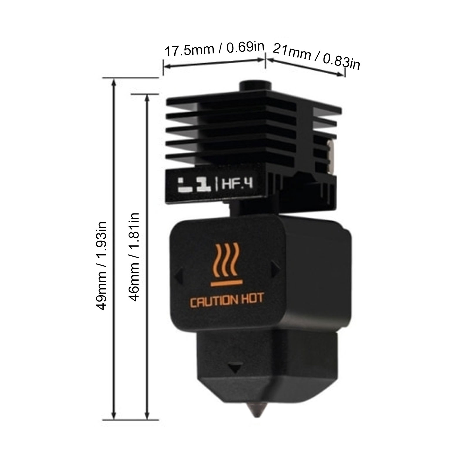Pengganti Hotend Aliran Tinggi - Hotend 0.4Mm ulasan dan harga