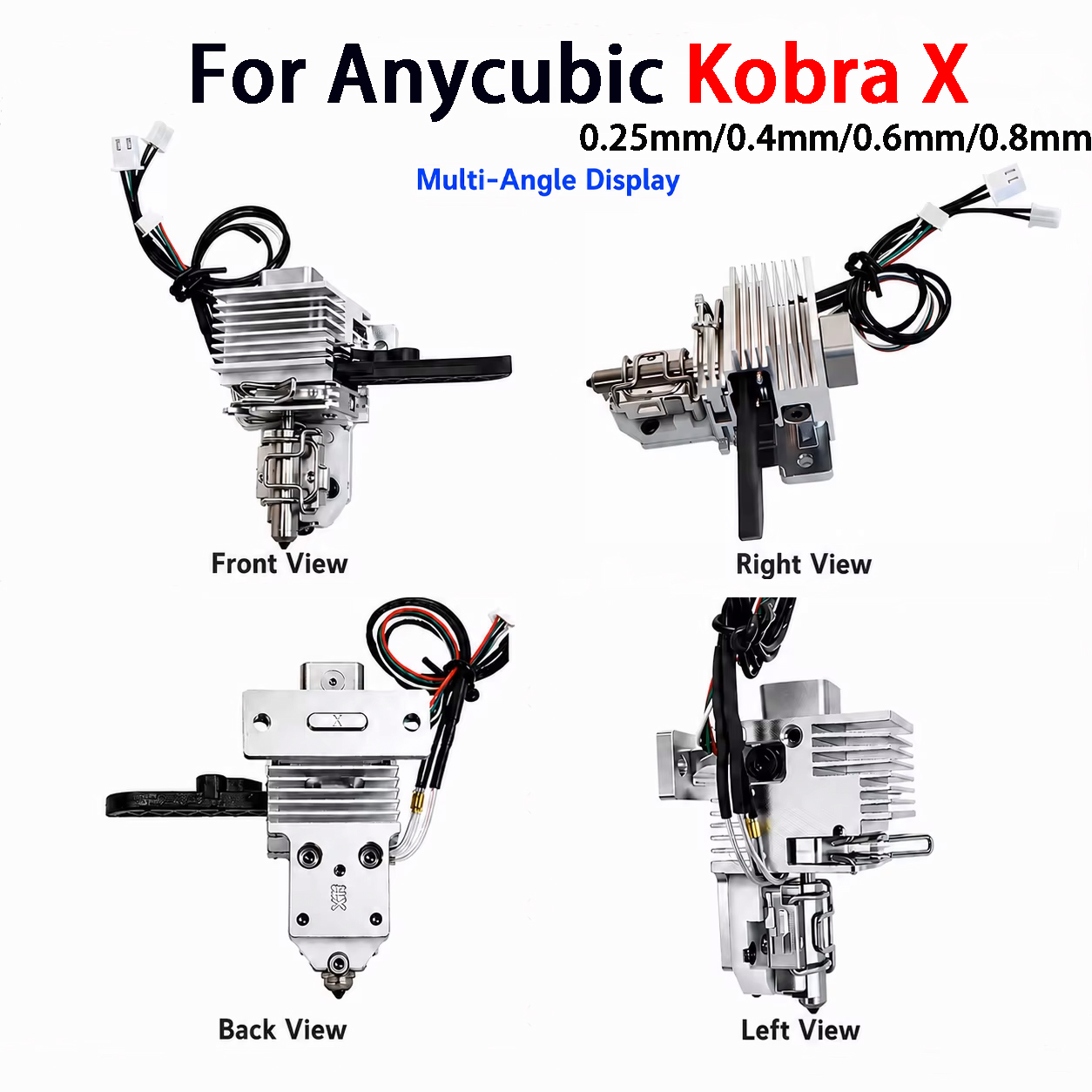 0.25 0.4 0.6 0.8mm Hot End Kit - Hotend Assembly ulasan dan harga