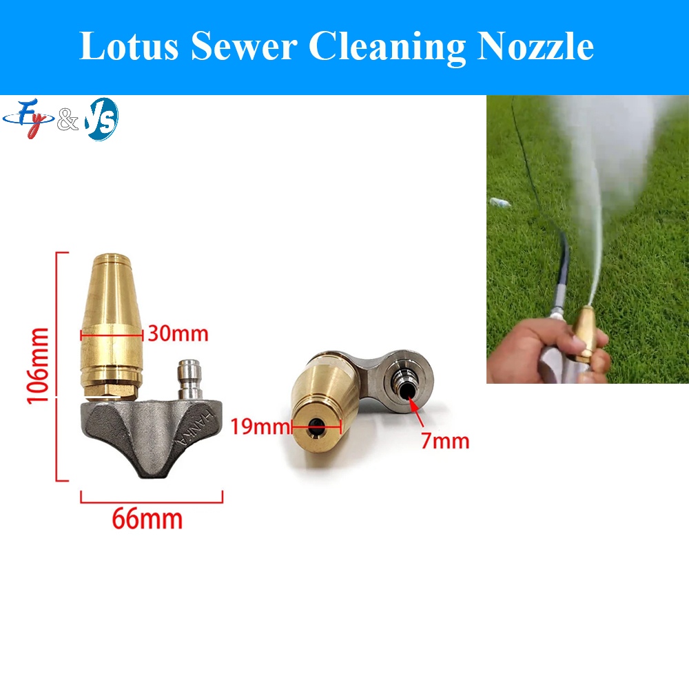 Nosel Turbo Pembersih Saluran  - Nozzle Brass ulasan dan harga