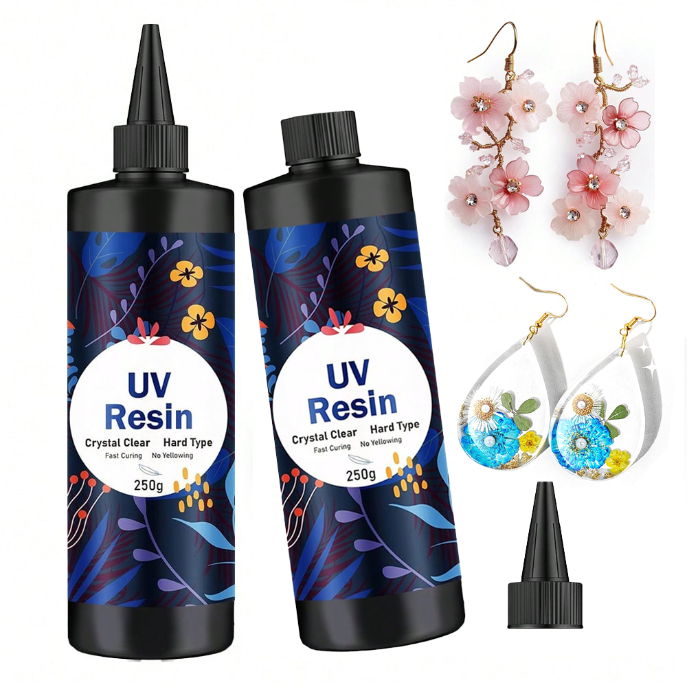250g/500g Resin UV Transparan, - Uv Resin ulasan dan harga
