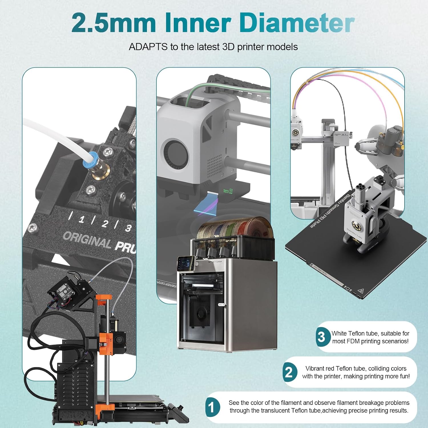 Untuk Tabung PTFE Bambu Lab 2. - Direct Drive Extruder ulasan dan harga