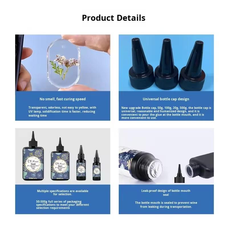 1/2 Buah Resin UV Keras Bening - Uv Resin ulasan dan harga