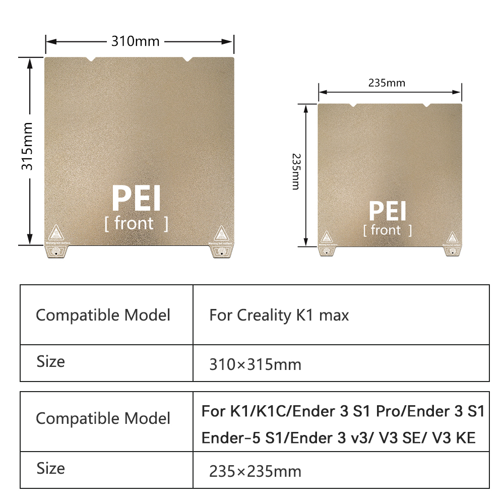 K1 Max pelat bangunan untuk Cr - 3D Printer Bed ulasan dan harga