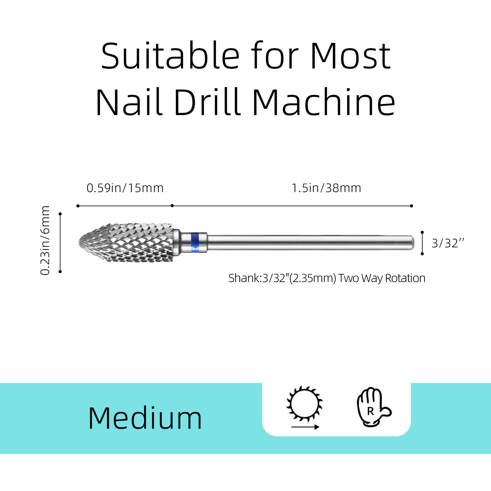 Mata Bor Kuku Karbida HYTOOS P - Nozzle Tungsten ulasan dan harga
