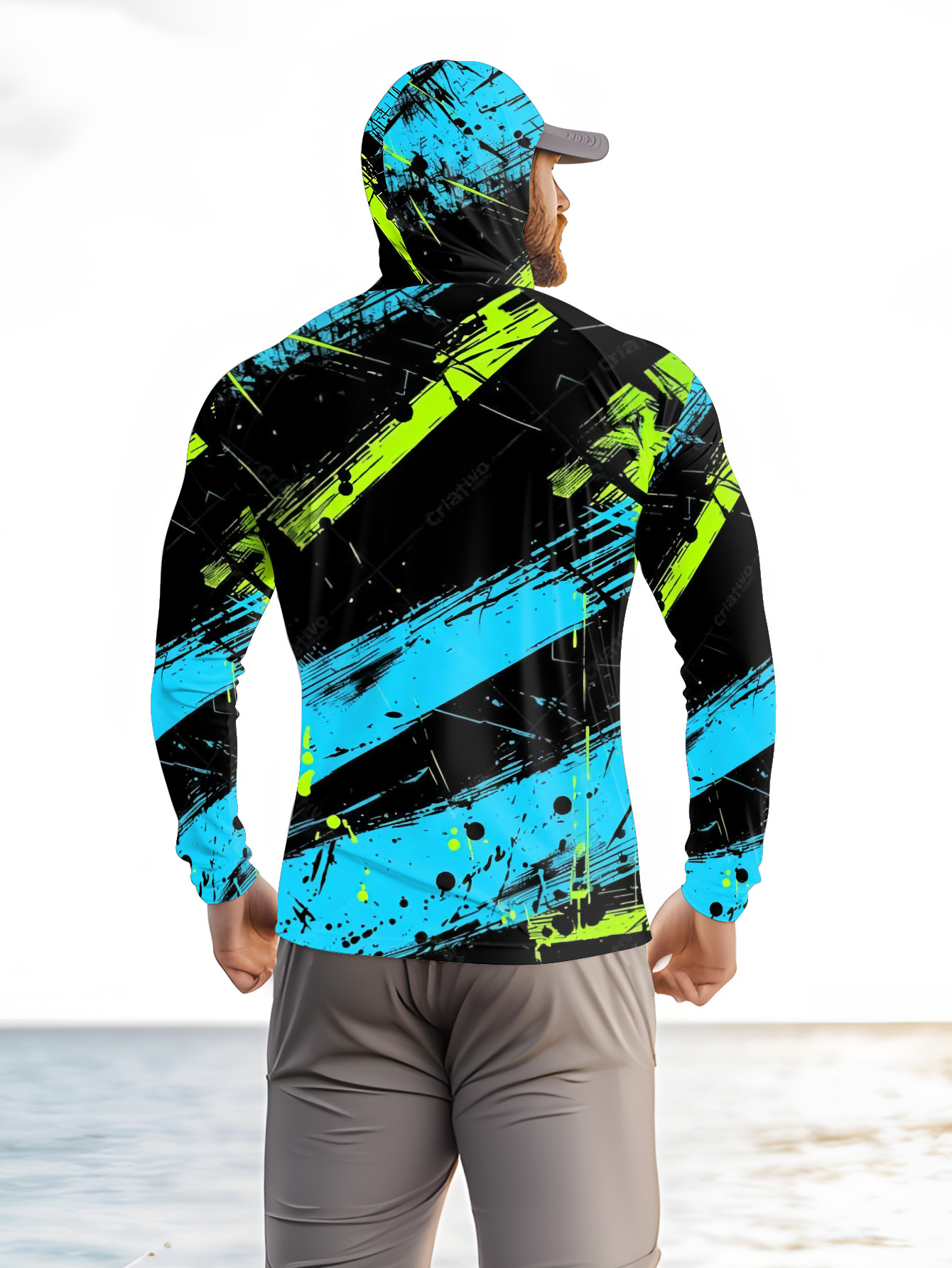 Jaket Hoodie Pria Lengan Panja - Resin ulasan dan harga