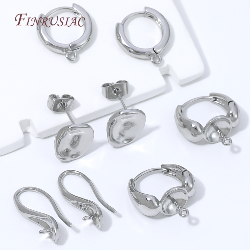 Kancing Anting Huggie Berlapis - Nozzle Brass ulasan dan harga