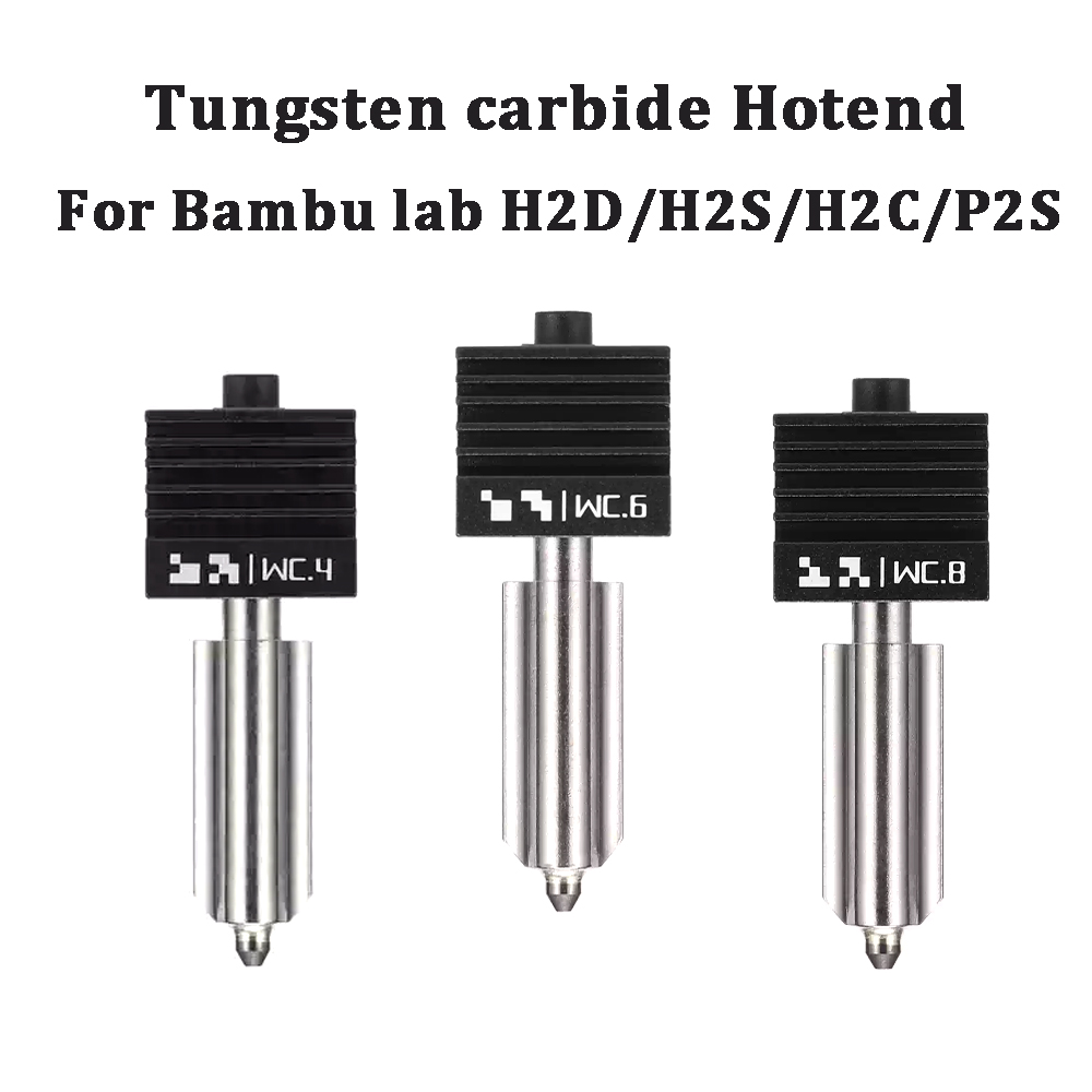 Hotend Original Untuk Bambu La - Nozzle Tungsten ulasan dan harga