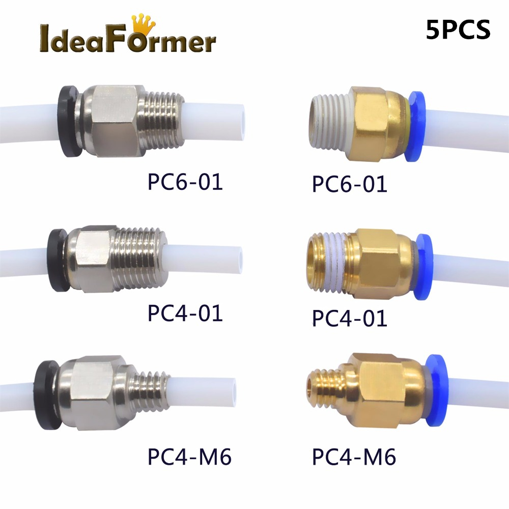 5 Buah Cepat Fitting PC4-01 PC - Filament 1.75 ulasan dan harga