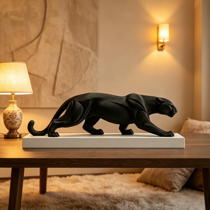 Patung Black Panther Abstrak C - 3D Printer Stand ulasan dan harga