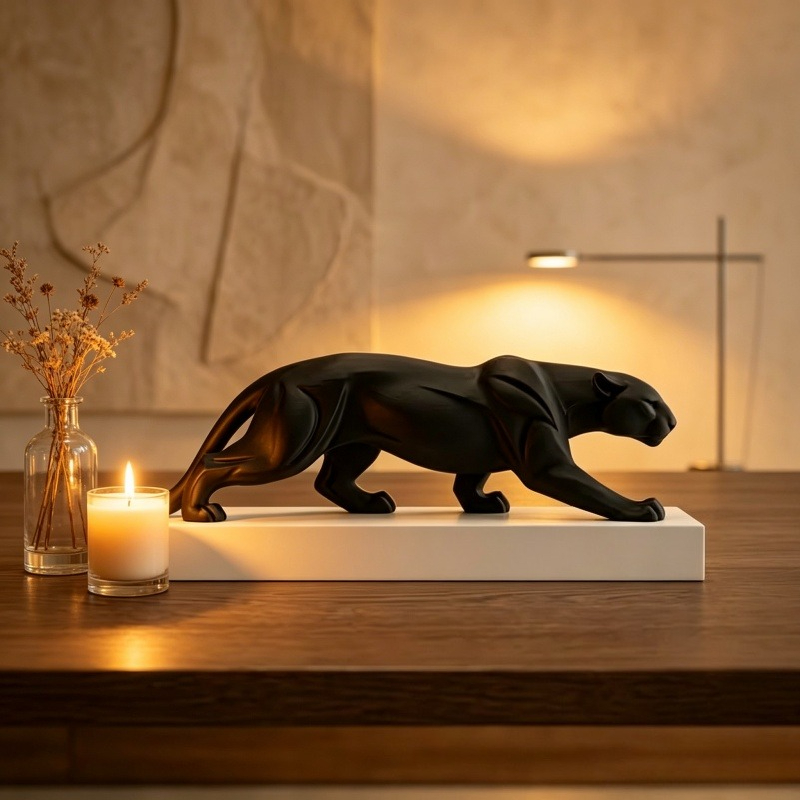 Patung Black Panther Abstrak C - 3D Printer Stand ulasan dan harga