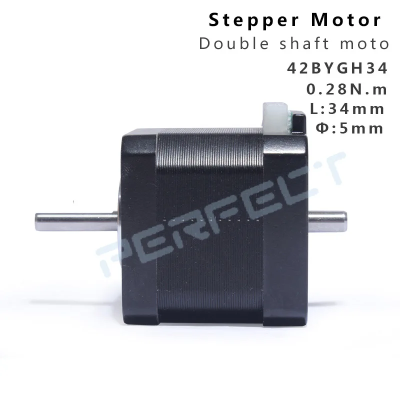 Motor Poros Ganda 42BYGH34 Nem - Closed Loop Stepper Motor Nema 17 ulasan dan harga