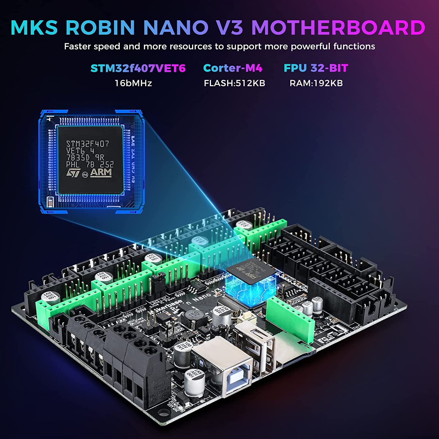 Makerbase Mks Robin Nano V3.1  - Mks Sgen ulasan dan harga