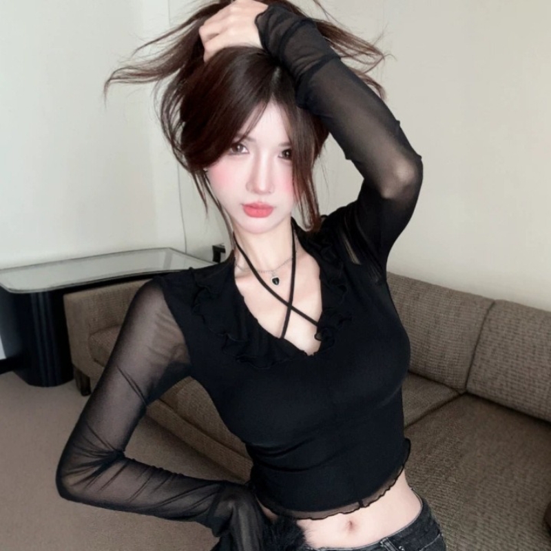 Atasan Wanita Model V-Neck Mus - Resin Vat ulasan dan harga